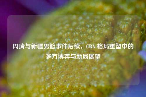 周琦与新疆男篮事件后续,CBA 格局重塑中的多方博弈与新局展望
