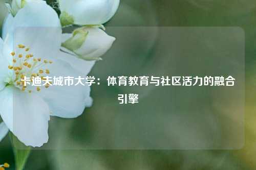卡迪夫城市大学：体育教育与社区活力的融合引擎